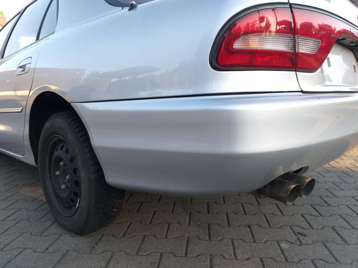 Mitsubishi Galant E50 original Stoßstange Stossfänger hinten Silber A69F Stufenheck Bj.1995